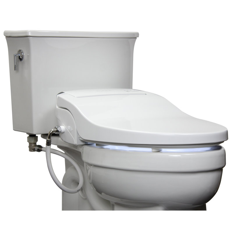 ALPHA BIDET JX Elongated Toilet Seat Bidet & Reviews Wayfair